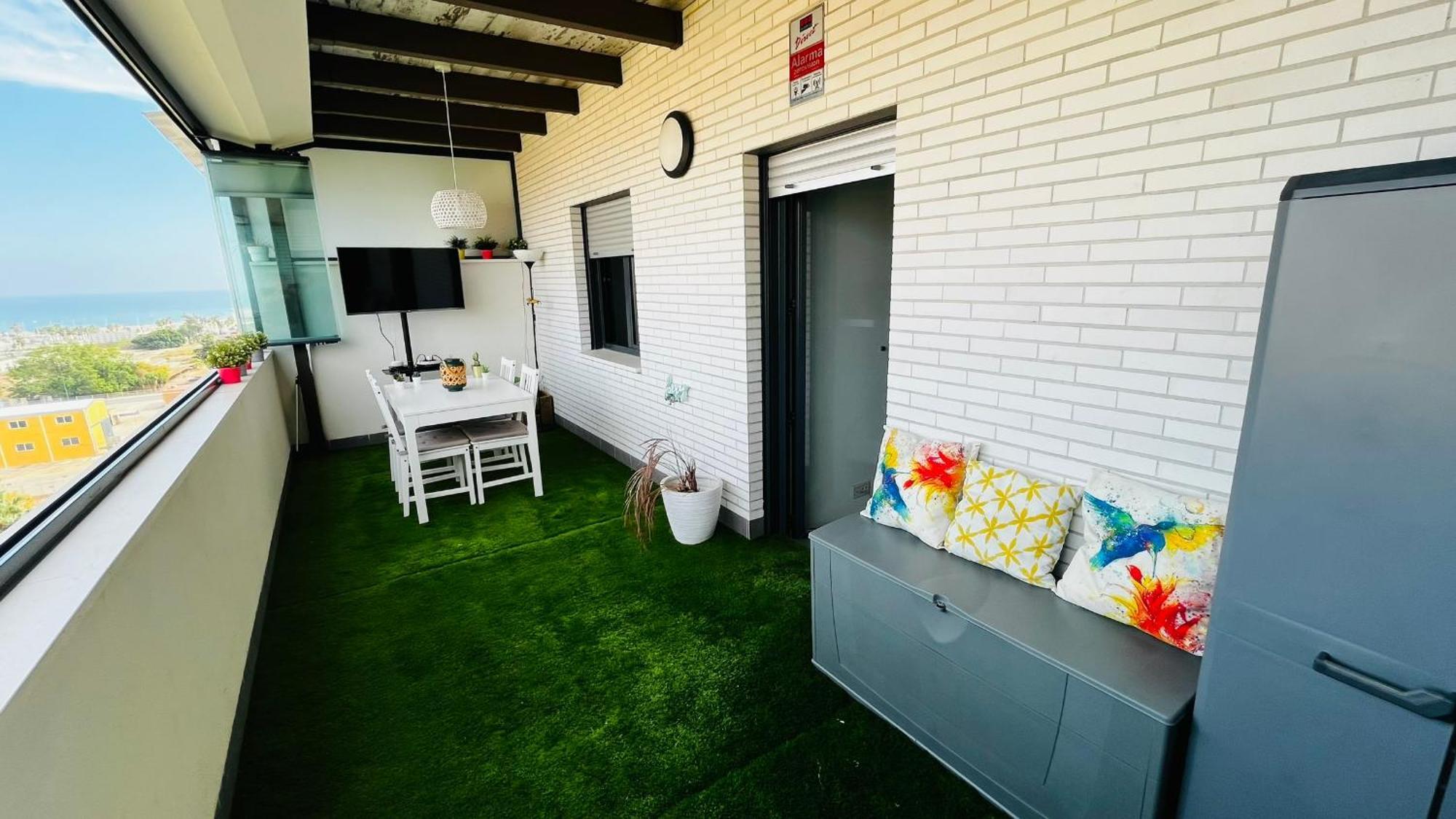 Apartmán Atico Con Piscina Y Vistas Al Mar Habitat Litoral Màlaga Exteriér fotografie