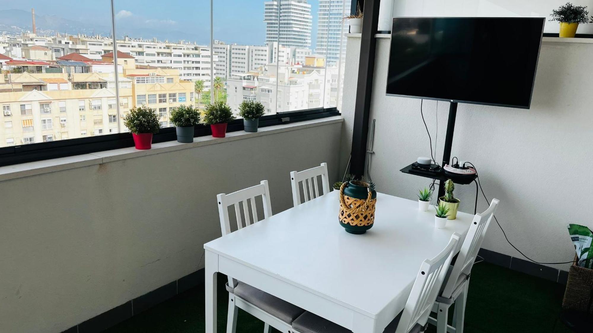 Apartmán Atico Con Piscina Y Vistas Al Mar Habitat Litoral Màlaga Exteriér fotografie