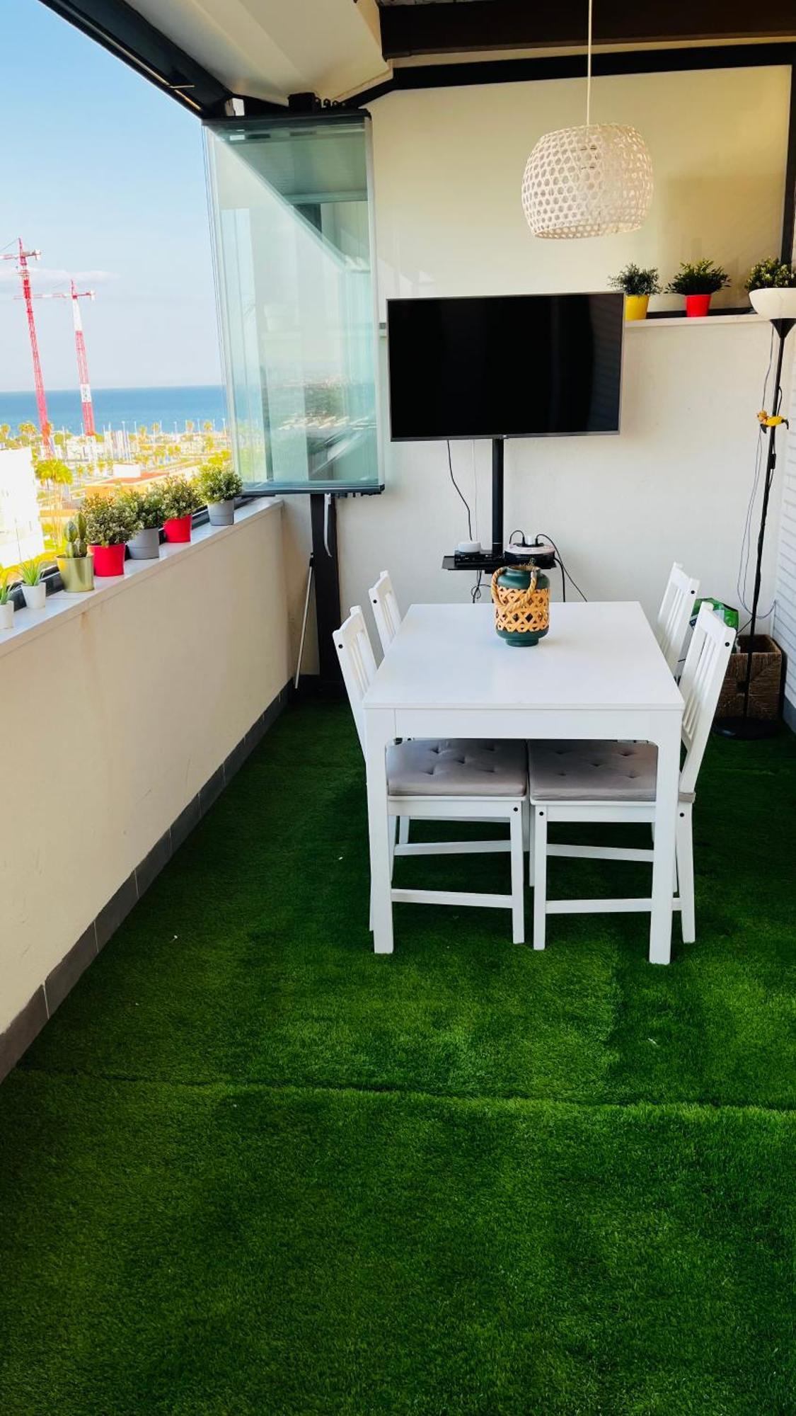 Apartmán Atico Con Piscina Y Vistas Al Mar Habitat Litoral Màlaga Exteriér fotografie